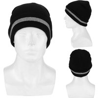 AliExpress NONE Reflective Safety Knitted Hat,Winter Warm Beanie Hat, Unisex Adult Outdoor Sports Cycling Hiking Hats