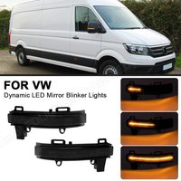 2pcs Dynamic LED Mirror Blinker Lights For Volkswagen Crafter MK2 2017 2018 2019 2020 2021 2022 2023 Turn Signal Indicator Light