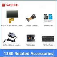 Sipeed Tang Mega 138K Dock Accessories TF card screen PMOD module power camera