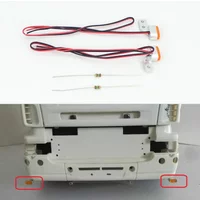 1 Pair LED Front Bottom Position Light for 1/14 Tamiya RC Truck 56348 For scania R620 56323 R730 DIY Part
