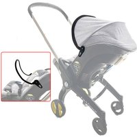 Réinitialisation d'auvent de support de poussette, 4 en 1, siège d'auto, pare-soleil, support rapide, fermoir de barre de toit de landau, bien compatible, similaire à la poussette pour bébé, le plus