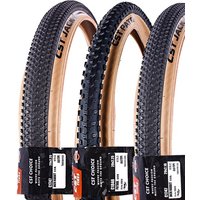 AliExpress NONE CST 26/27.5/29inches Mountain bike tire C1747 C1846 wear-resistant 26X1.95 27.5X2.1 29X2.1 29X2.25 brown bicycle outer tire