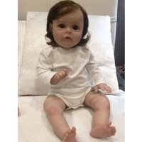 60cm Reborn Toddler Girl Princess Sue-sue Hand-Detailed Painting Rooted Hair Kid's Doll Toys Christmas Gift image 3