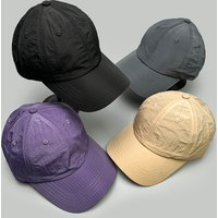 Quick-dry Small Plaid Solid Baseball Hats New Unisex Sunshade Outdoor Breathable Simple Versatile Ins Fashion Travel Peaked Caps