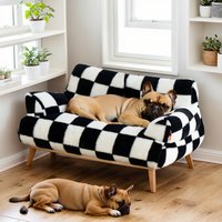 Cat Beds Cat Accessories Bed Pet Supplies Cats Home Cat Sofa Bed Cats and Dogs Be Common Pet House Lattice Style Pet Sofa