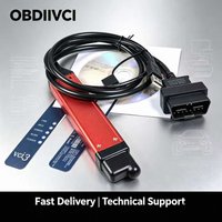 OBDIIVCI A+ VCI3 Car Diagnostic Tool OBDII Scanner for Trucks & Cars, Support Multi-Language & Full System