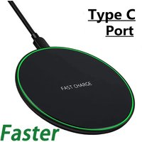 Wireless Charger Pad for iPhone 17 16 15 14 13 12 11 Pro Max Samsung Xiaomi Phone Chargers Induction Fast Charging Dock Station