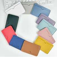 Credit Card Case Portable Bank Card Holder Pu Leather Card Holder Compact Id Badge Protector For Backpacks Bank Cards Credit