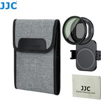 JJC 6.7 inch Double-Sided Magnetic Lens Filter Mount Adapterr ND2-128 ND CPL Filter For iPhone 17 Pro Max 16 15 14 Pro Max Plus