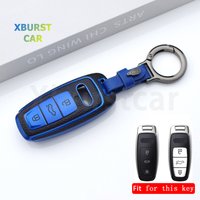 TPU Leather For Audi A6 C8 S6 RS6 A7 S7 RS7 A3 8Y A8 D5 4N RS Q8 RSQ8 E-tron GT Q4 Q7 4M Car Remote Key Case Cover Fob Shell
