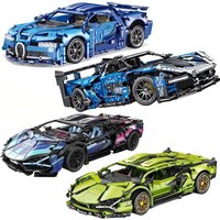New Technical Scale 1:14 Super Racing Car Model Building Blocks Bricks Puzzle Toy Birthday Christmas Gifts