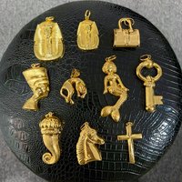 Pendant Necklace with Chain Luxury Gold Plated Dubai African Accessories For Women Men Hip Hop Jewelry Gift