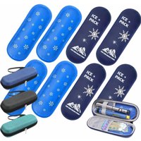 Portable Insulated Insulin Cooling Bag Cooling Packs, Insulated Insulin Case, Lightweight Zipper Design, Travel Storage Bag