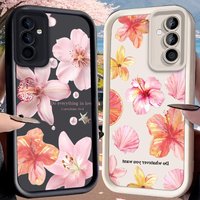 Flower Case for Samsung Galaxy S25 S24 S23 S22 S21 Ultra Plus S20 FE A73 A72 A71 A56 A55 A54 5G A52 A52S A51 4G Shockproof Cover