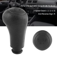 1H0711141A 5 Speed Gear Shift Knob with Red Stitch Leather Boot for VW Golf 3 MK3 92-98 T4 Transporter 91-04 Vento Direct OEM