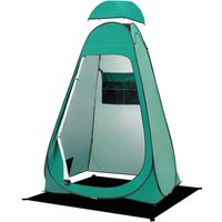 Pop-up shower tent, portable private camping diaper-changing tent, camping toilet and bathroom cabin with rain cover and windows