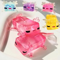Funny Design Axolotl Shaped Malleable Squishy Item Friend Gift Help For Stress Fidget Sensory Relief Novelty Present Kids Reward