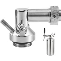 Homebrew Mini Keg Spear, Beer Growler Adapter Tap Head Dispenser,Use for Standard 2L/3.6L/5L/10L Beer Kegs