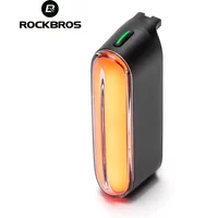 AliExpress ROCKBROS Magnetic Bike Tail light LED Bicycle Light IPX6 Waterproof Type-c Rechargeable Smart Sensor 7 Modes Cycling Rear Light