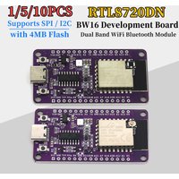1/5/10Pcs NICEMCU BW16 Development Board RTL8720DN 2.4G/5G Wifi + BLE5.0 Dual Band WiFi Bluetooth Module for Arduino