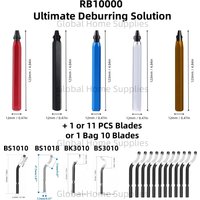 Hand Deburring Tool Kit with Blades BS1010 BS1018 BK3010 BS3010 Hole Internal Chamfer Tool Removing Burr Ultimate Burr Remover