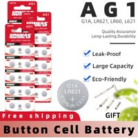 NEW AG1 SR621SW 1.5V Button Coin Cell Battery Long Lasting Compatible for Key Watch Remote Control Small Electronic Devices