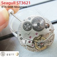 NEW Genuine Seagull ST3621 ETA 6498 Hand Winding Mechanical Movement Small Second Hand at 6 O'clock Position 17 Jewels Mechanism