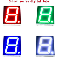 10PCS 3-inch digital tube 65mmX86mm digital display screen "8" high 76mm 7-segment digital tube 30101 series