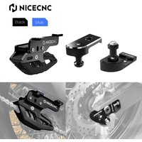 For Yamaha Tenere 700 /XTZ700 2019-2024 NICECNC Chain Guide Cover Adjuster Blocks Swingarm Spools Slider Tenere 700 Accessories