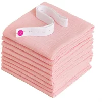 8Pcs/lot 100% Cotton Baby Gauze Diapers For Newborn Baby Nappy Changing 43x45cm Washable Reusable Double Layer Soft Baby Towels