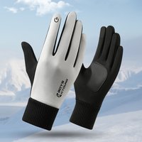 Warm gloves for men in winter, thickened with velvet, touch screen, waterproof, cold proof, antifreeze, outdoor cycling, driving