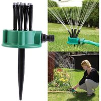 For 360 Degree Automatic Garden Sprinklers Watering Grass Lawn Rotary Nozzle Rotating Water Sprinkler System Garden Supplies Spr