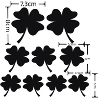 Car stickers Four-leaf clover body decoration Reflective decals cover scratches personality modified stickers auto accessories