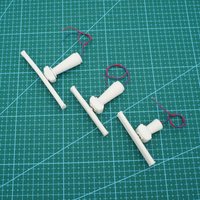 1PC 3D Printed Dynamic Radar Model with 1.5V-1.8V Motor for Simulated Ship Boat Rotating Swing Rod Decorative Radars Resin Parts