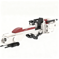 104pcs MOC BARC Speeder Perfectly Scaled Minifigs Star Battle Model Christmas Gifts Building Blocks Toys Construction Idea