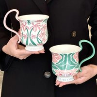 Creative Ceramic Mugs for Home Use, Stylish Drinking Cups with Unique Design, Niche Couple Coffee Mugs for Office