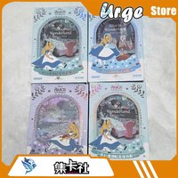 CardFun Disney Alice in Wonderland Collectible Cards Fantasy Journey Memorial Edition Trading Cards White Rabbit & Cheshire Cat