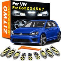 ZITWO LED Interior Reading Map Dome Light Kit For VW Volkswagen Golf MK2 MK3 MK4 MK5 MK6 MK7 2 3 4 5 6 7 Car Bulb Accessories