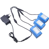 7.4V 12000mAh Battery with USB Charger For T188 T888 2011-5 V007 C18 H18 Remote Control RC Fishing Bait Boat Spare Battery Parts