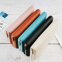 OX KNIGHT Lychee Grain Cowhide Weeks Zip Cover Journals Notebooks for Planner Vintage Notepad Diary Stationery Office Supplies