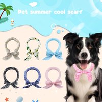 Summer Pet cooling scarf/collar for Cats Dogs Adjustable strap design suitable for summer beach walks, runs, and hikes
