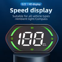 USB Car HUD Head Display Digital Speedometer GPS Speed Meter KMH MPH Dispaly for Truck Motorcycle Auto Part Accessories