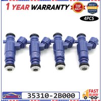 4PCS Car Fuel Injectors Nozzle 35310-2B000 For Hyundai i20 i30 Kia Cee'D 1.4L 2007-2018 353102B000