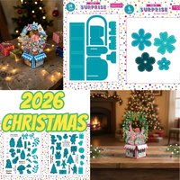 Christmas wondermen Metal Cutting Dies & Stamps Scrapbook Diary Decoration Stencil Embossing Template DIY Greeting Card Handmade