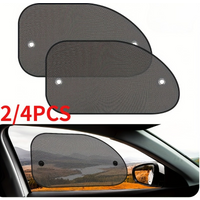 2/4PCS Car Sunshade Sun UV Protection,sun shade for car window,car window shade With 4 suction cups, Universal Automotive