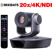 4K Ultra HD PTZ Camera, 20x Zoom, Supports NDI, POE, Ideal for Video Conferencing, Churches, Events, and Live Streaming
