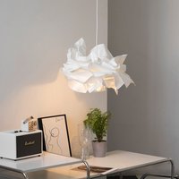 Minimalist Paper Chandelier Lighting Home Indoor Bedroom Living Room Pendant Hanging Lamps DIY White Suspension Light E27 Led