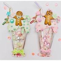 KSCRAFT Christmas Milk Shake Metal Cutting Dies Stencils for DIY Scrapbooking Decorative Embossing DIY Paper Cards