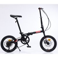 16-inch Mini Bike Folding Outdoor Portable Riding Adult Bicycle Women Disc Brake Small Wheel Men And Women Speed Bicycle