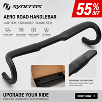 Syn T1000 Carbon Road Bike Handlebar Aero Drop Bar 31.8mm Internal Routing 360/380/400/420mm Gravel Bicycle Bar